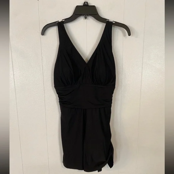 GRACE KARIN Swim Dress One Piece Swimsuit Women Tummy Control Tie Knot NWT M - Picture 2 of 8